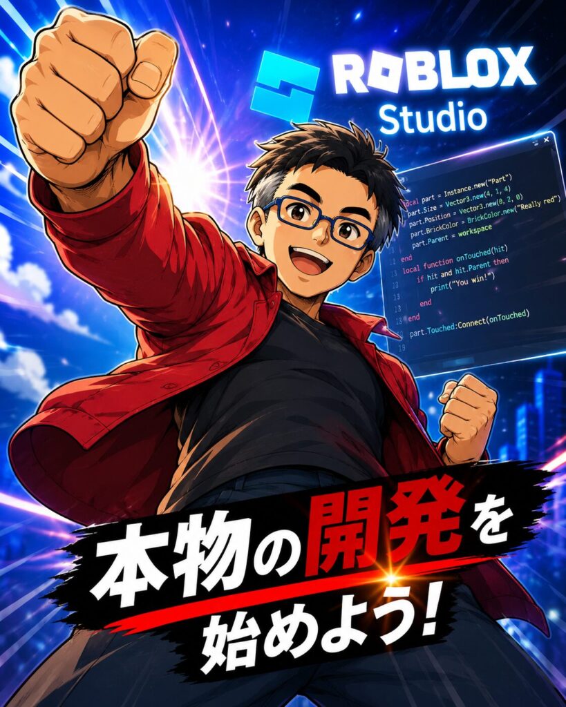 【決定版】Roblox Studioで学ぶLuaプログラミング入門。エンジニア歴30年のプロが教える「本物」のゲーム開発